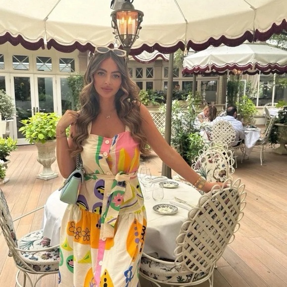 ZARA ~ PRINTED MIDI DRESS - Picture 13 of 17